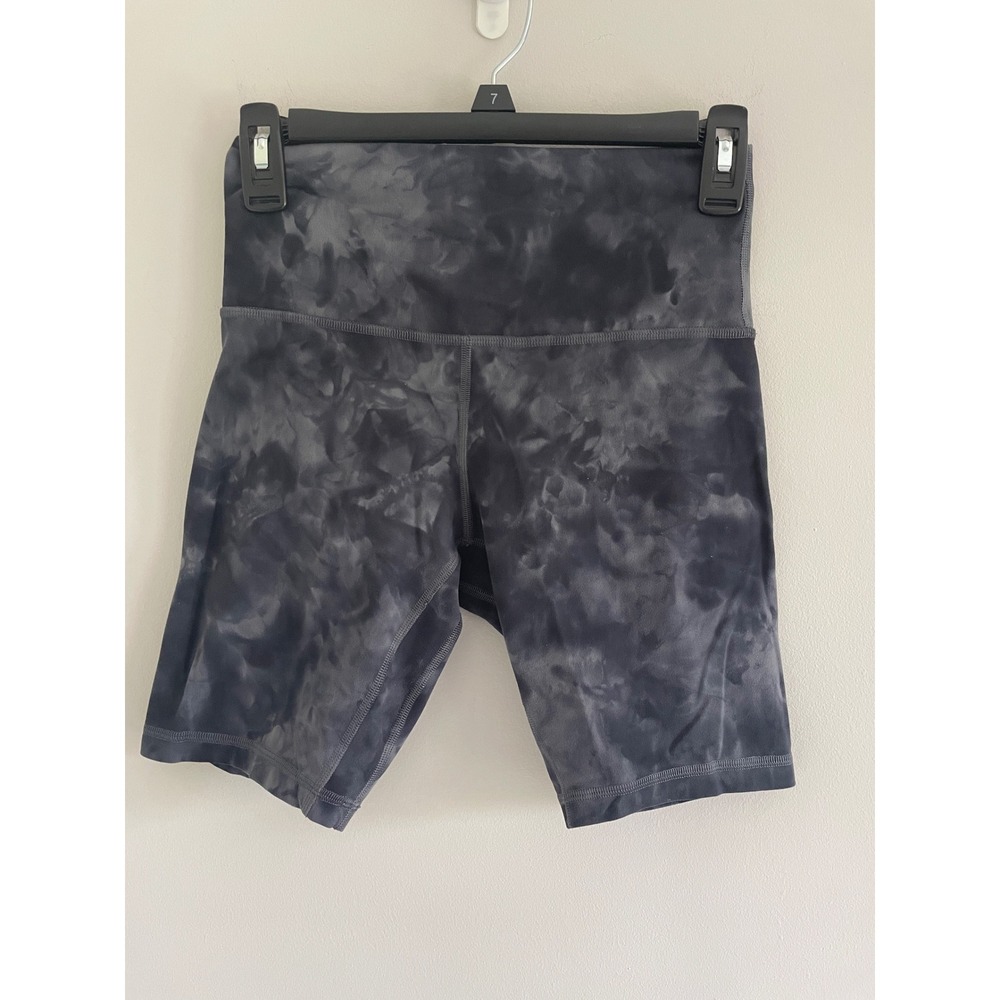 Lululemon Align High-Rise Short 6 Diamond Dye Graphite Grey Bronze Green Sz 9